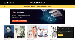 Desktop Screenshot of creapills.com