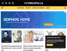 Tablet Screenshot of creapills.com